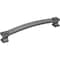 Jeffrey Alexander 160 mm Center-to-Center Gun Metal Square Delmar Cabinet Pull 585-160DACM - alternate 1